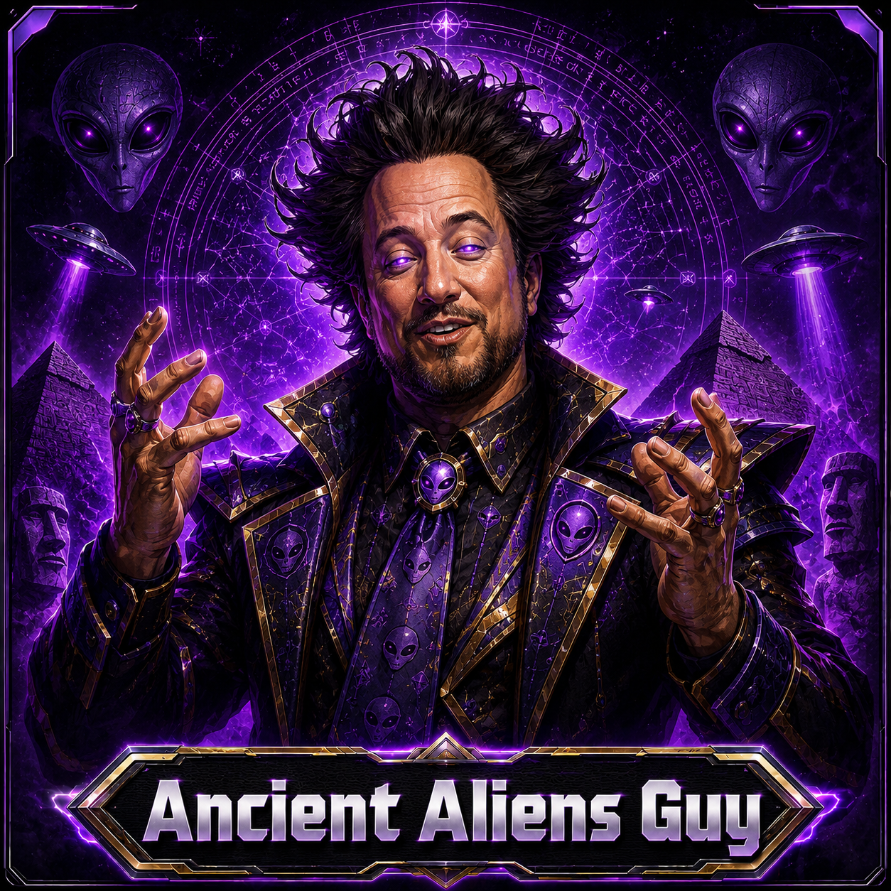 Ancient Aliens Guy portrait