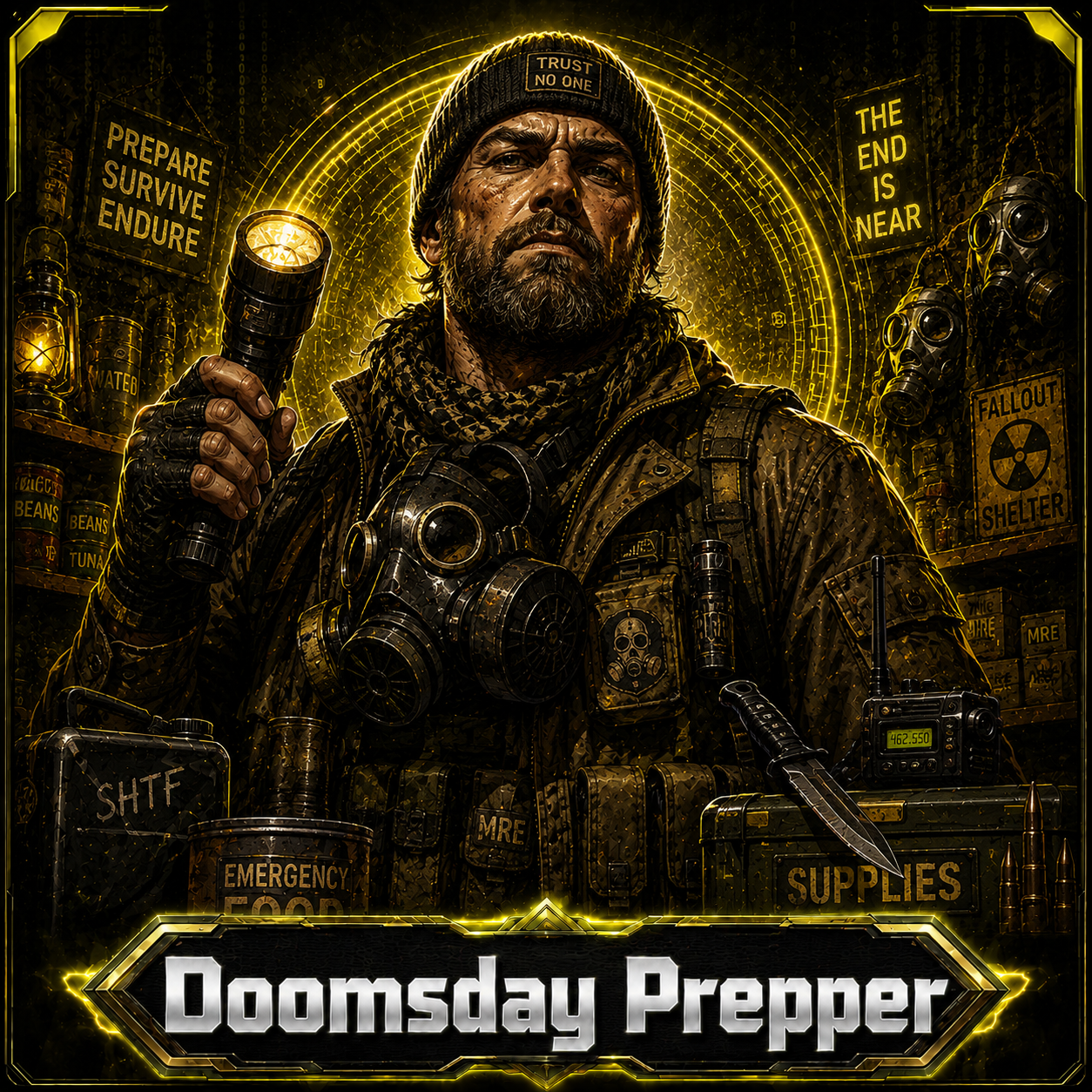 Doomsday Prepper opponent portrait