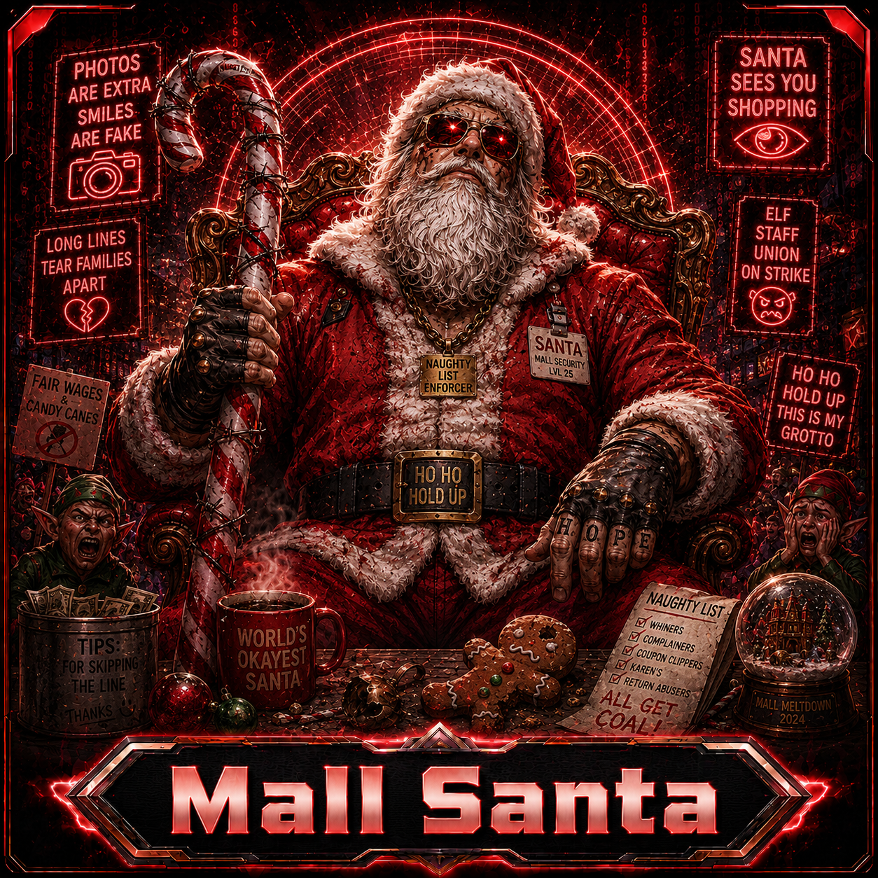 Mall Santa opponent portrait