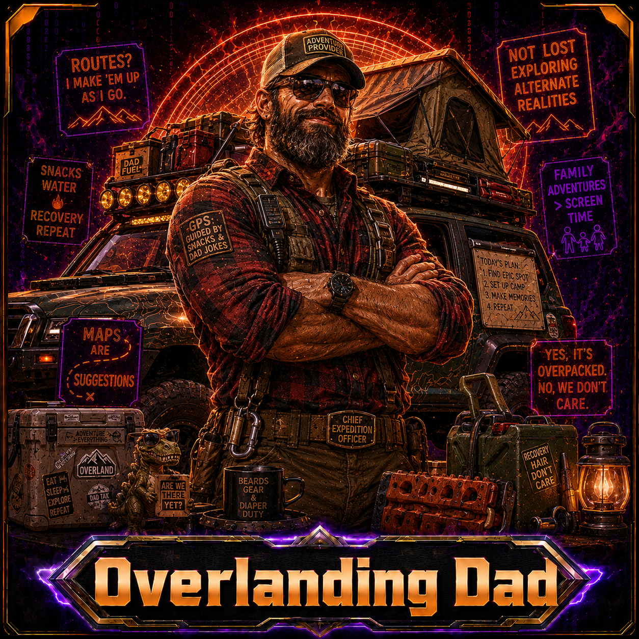 Overlanding Dad opponent portrait