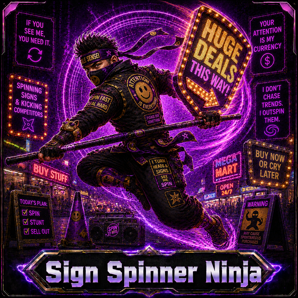 Sign Spinner Ninja opponent portrait